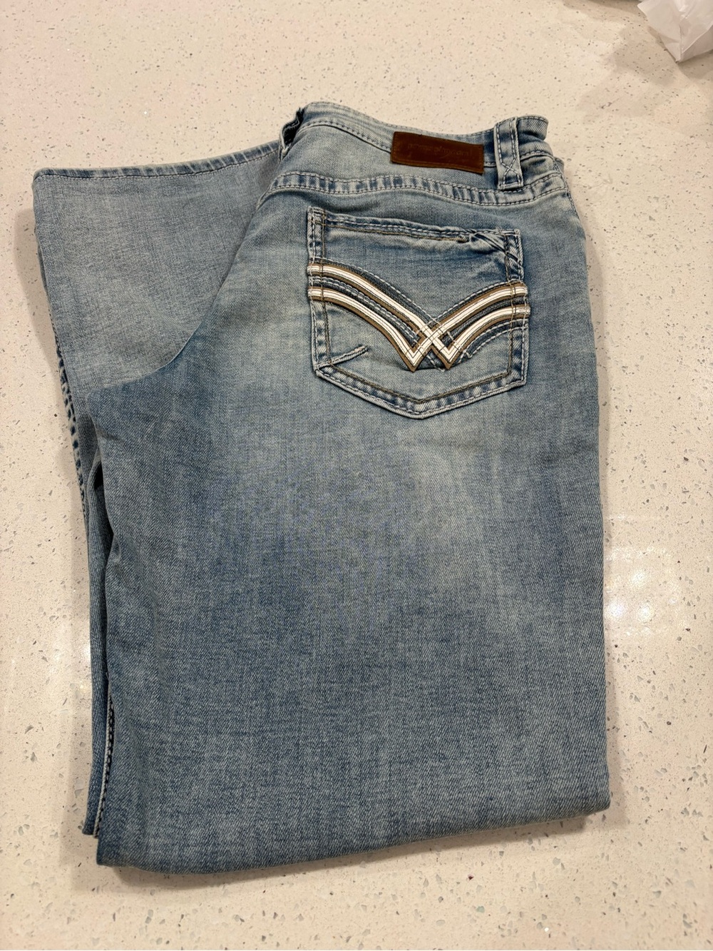 Buckle Light Blue Straight Jeans Buckle Black Label 36x34
